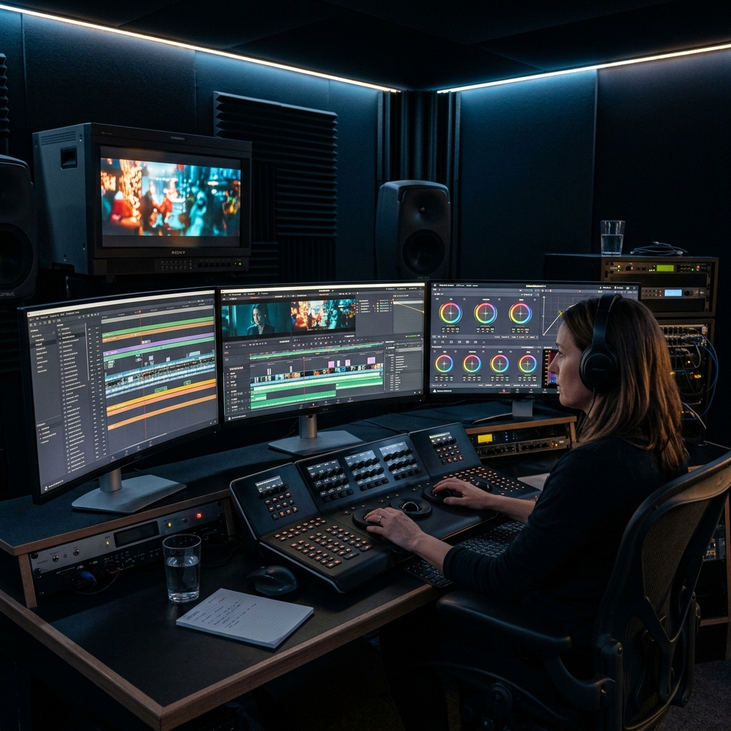 Kurgu ve Post Prodüksiyon için Nexus Studio CS görsel sahnesi